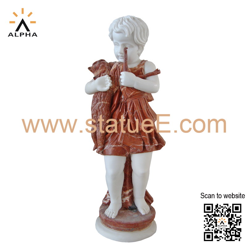 garden girl statue